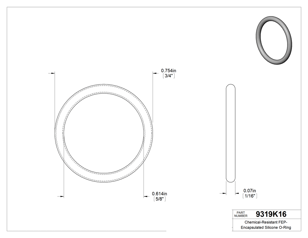 Technical drawing - 9319K16